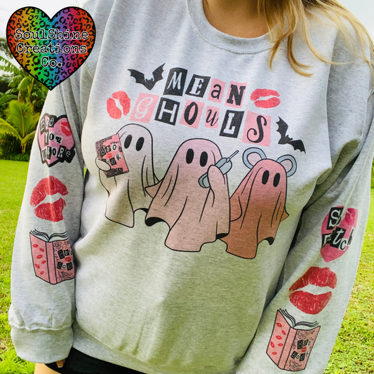 Mean Ghouls Halloween Sweater