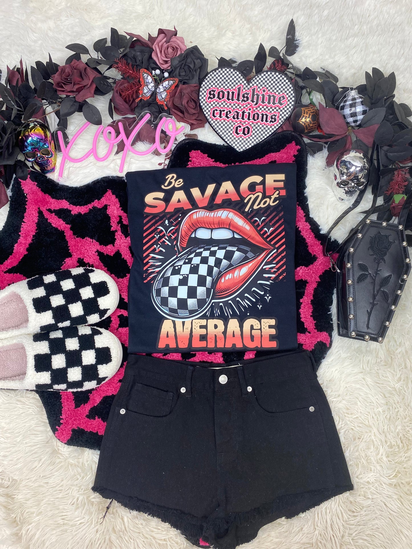 be savage not average tee or sweater