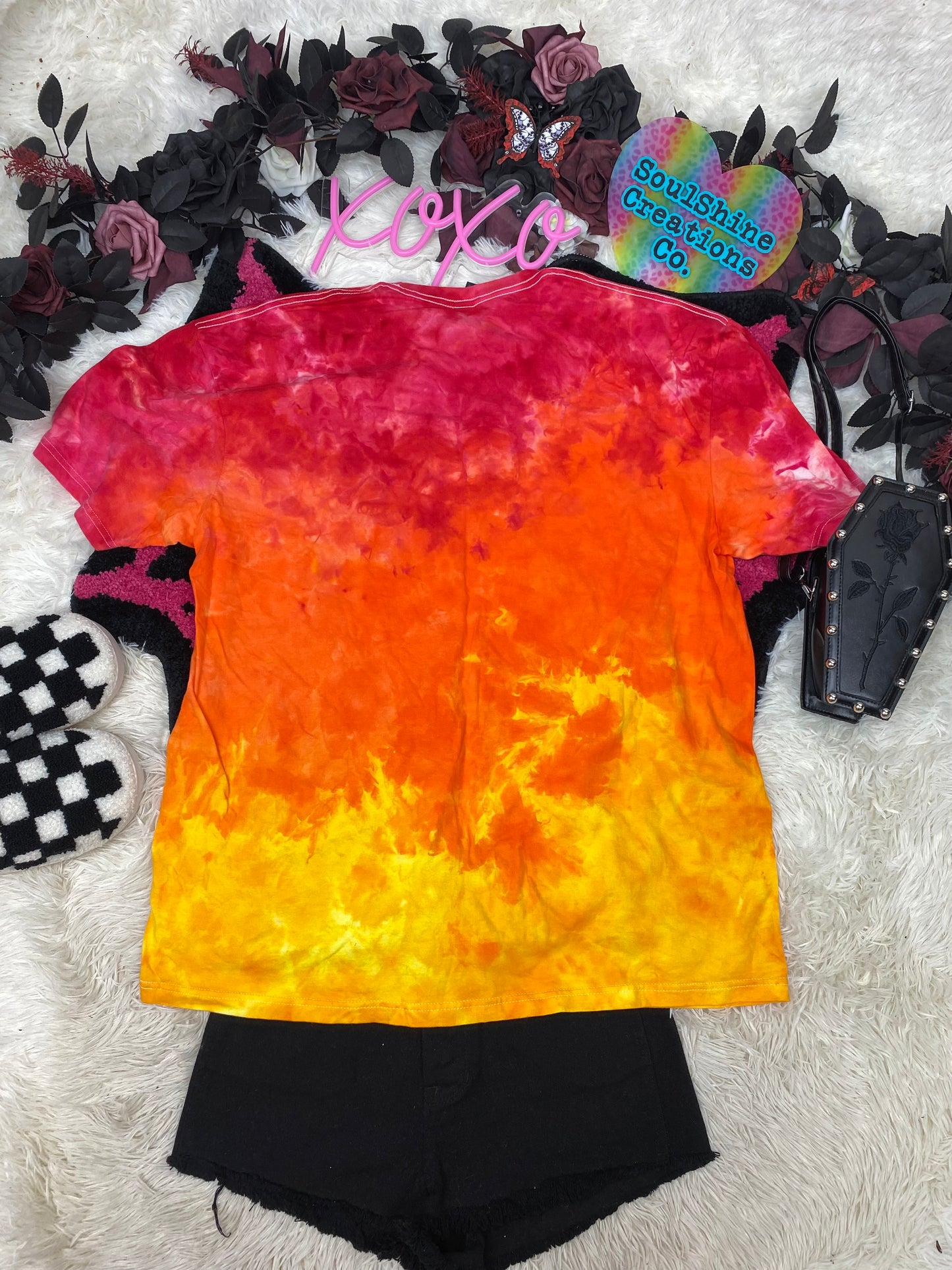 Sunset Ice Dyed Tie Dye Shirt