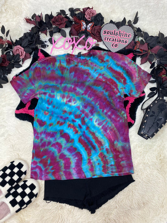 Aurora Geode Ripple Ice Tie Dye Shirt