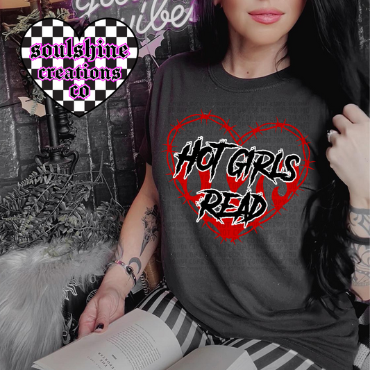 hot girls read bookish tee or sweater