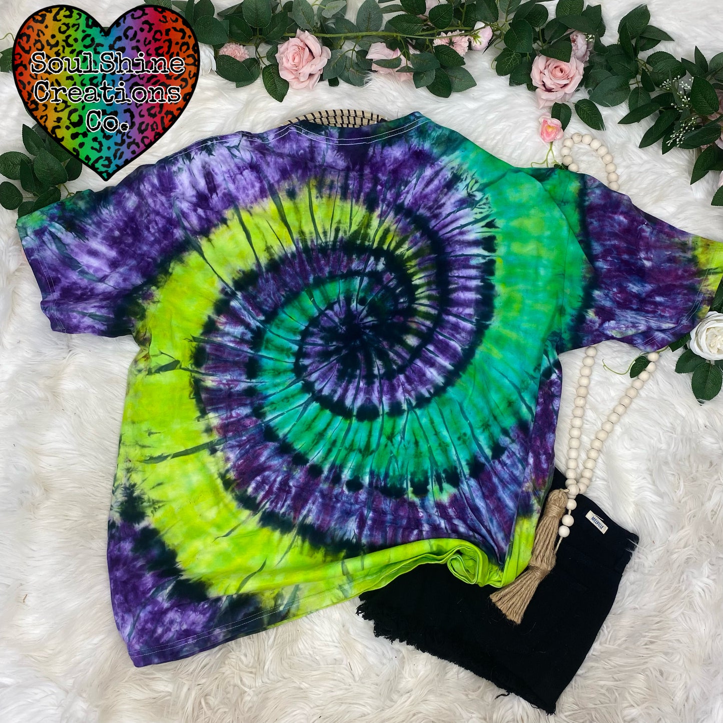 Halloween Spiral Ice Tie Dye Shirt