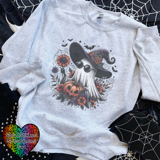 Vintage Gothic Ghost Halloween Shirt or Sweater