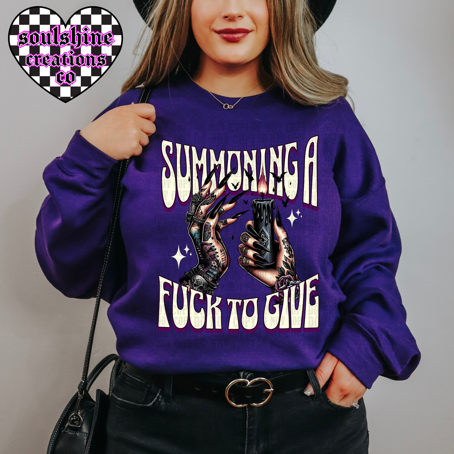 Summoning a Fuck to Give Tee or Sweater