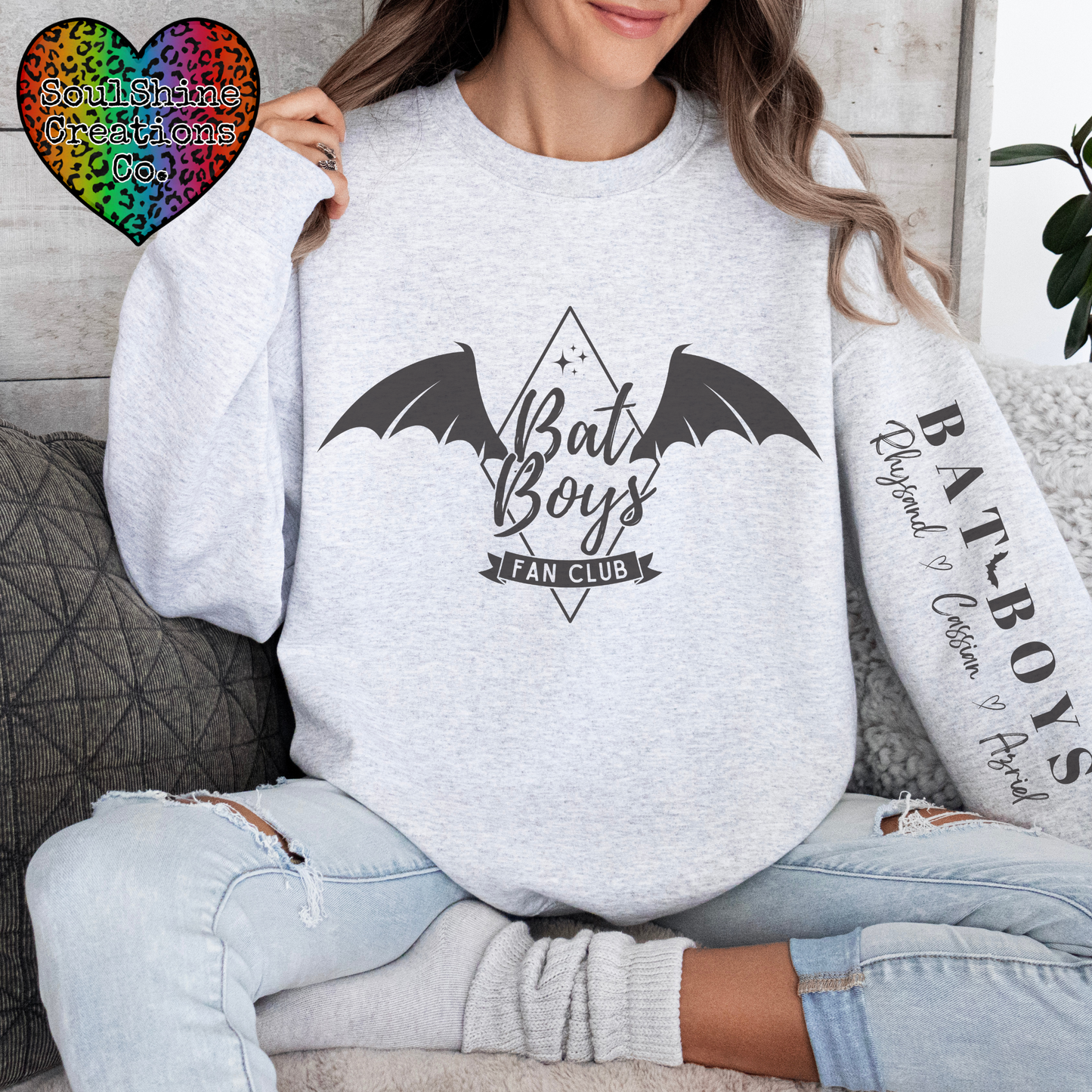 Bat Boys Fan Club Bookish Sweater