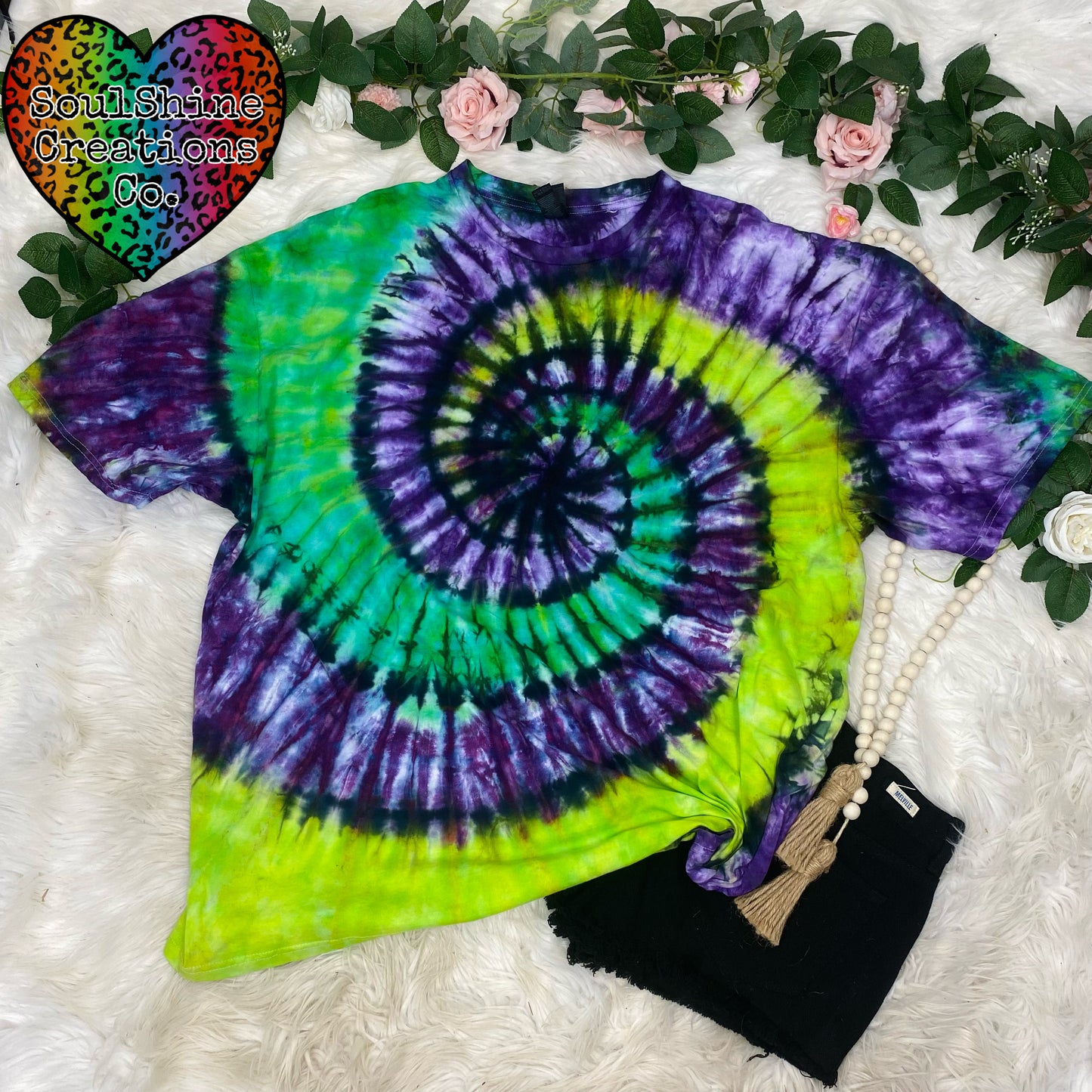 Halloween Spiral Ice Tie Dye Shirt