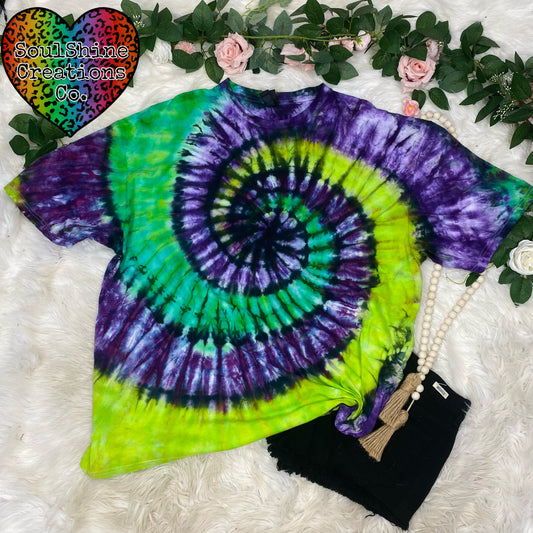 Halloween Spiral Ice Tie Dye Shirt