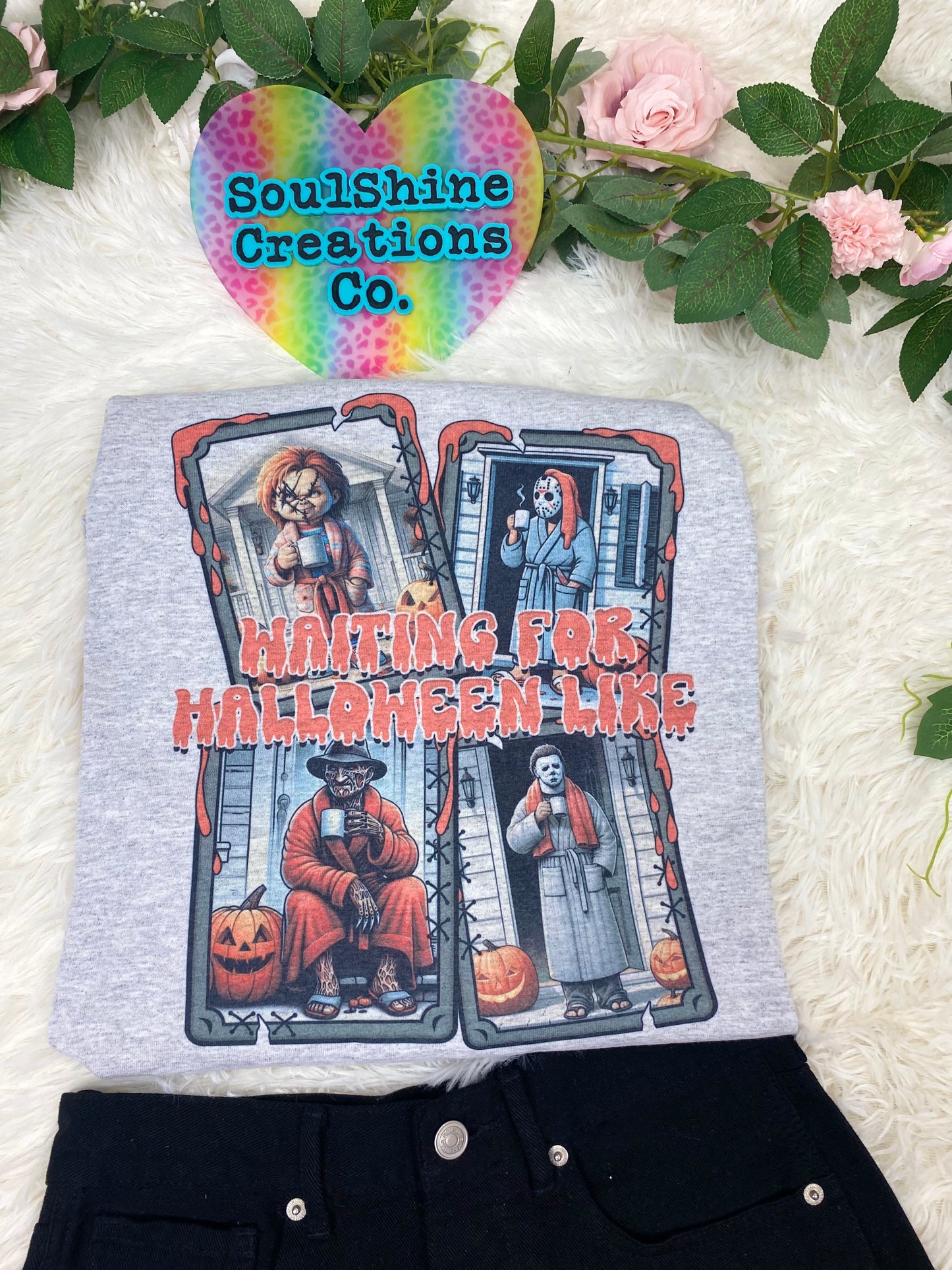 Waiting for Halloween Like Shirt or Sweater