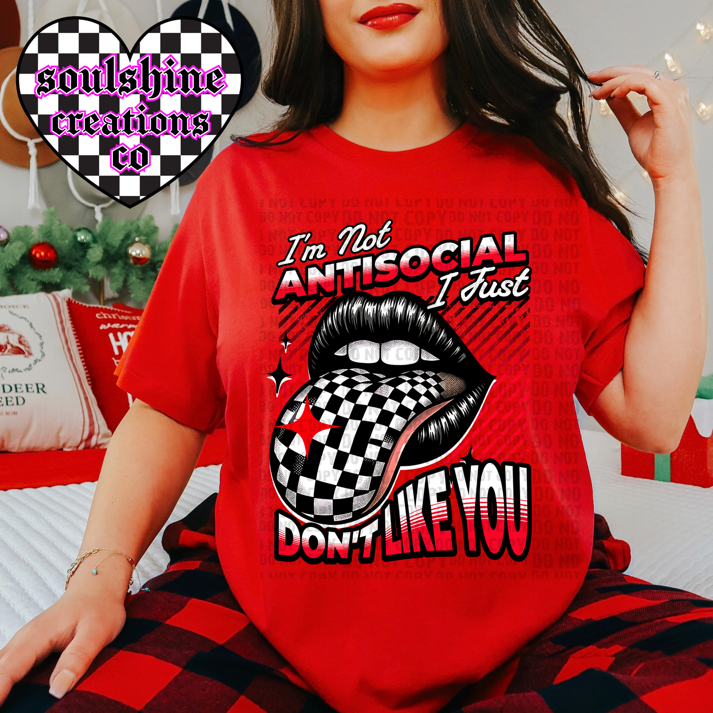 i’m not antisocial i just don’t like you tee or sweater