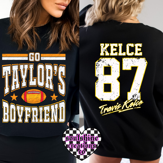 go taylor’s boyfriend 87 Swiftie Sweatshirt