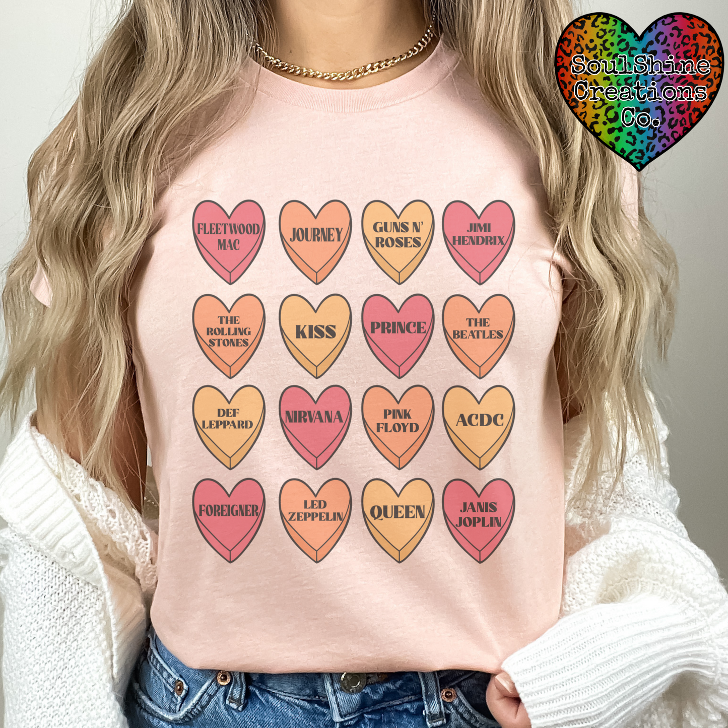 Bands Candy Hearts Shirt