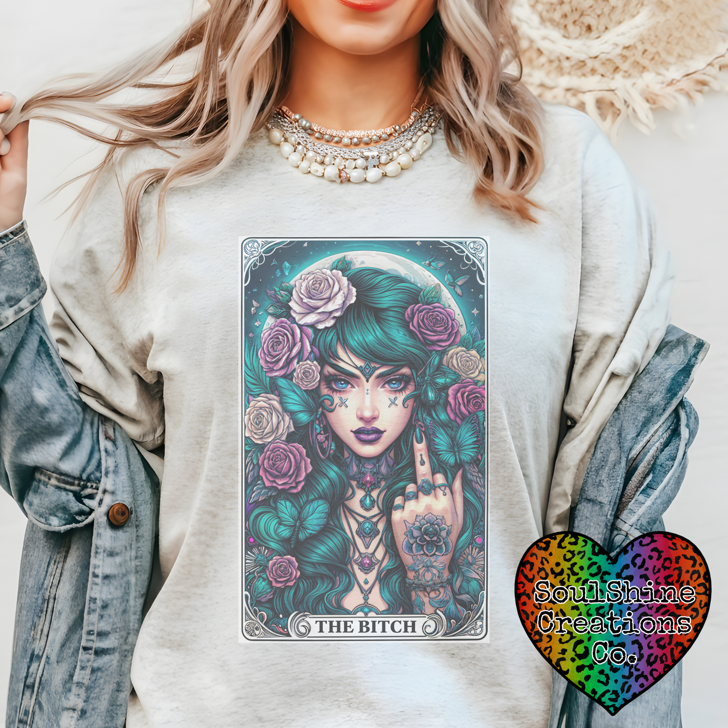 The Bitch Tarot Graphic Tee Shirt