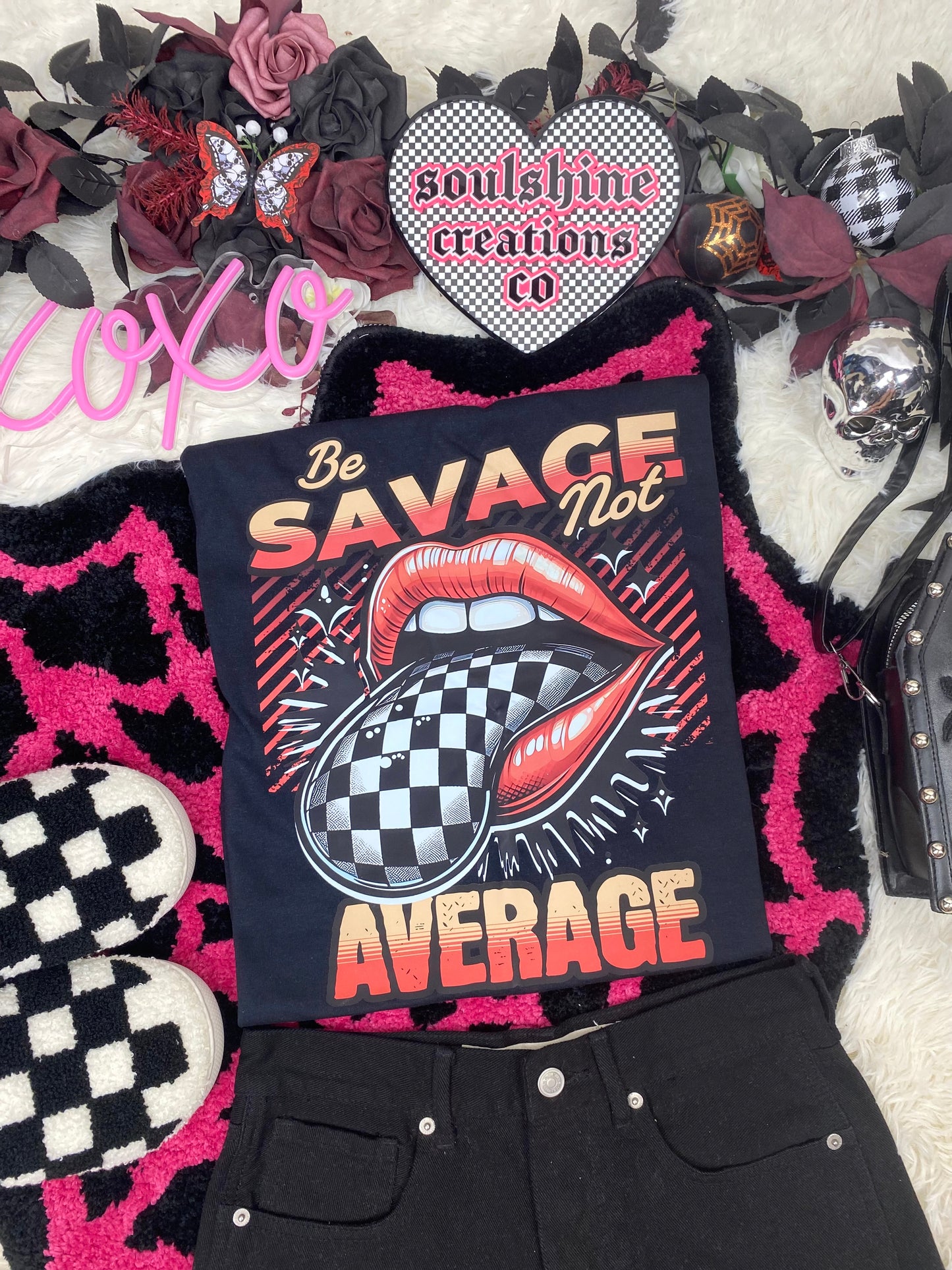 be savage not average tee or sweater