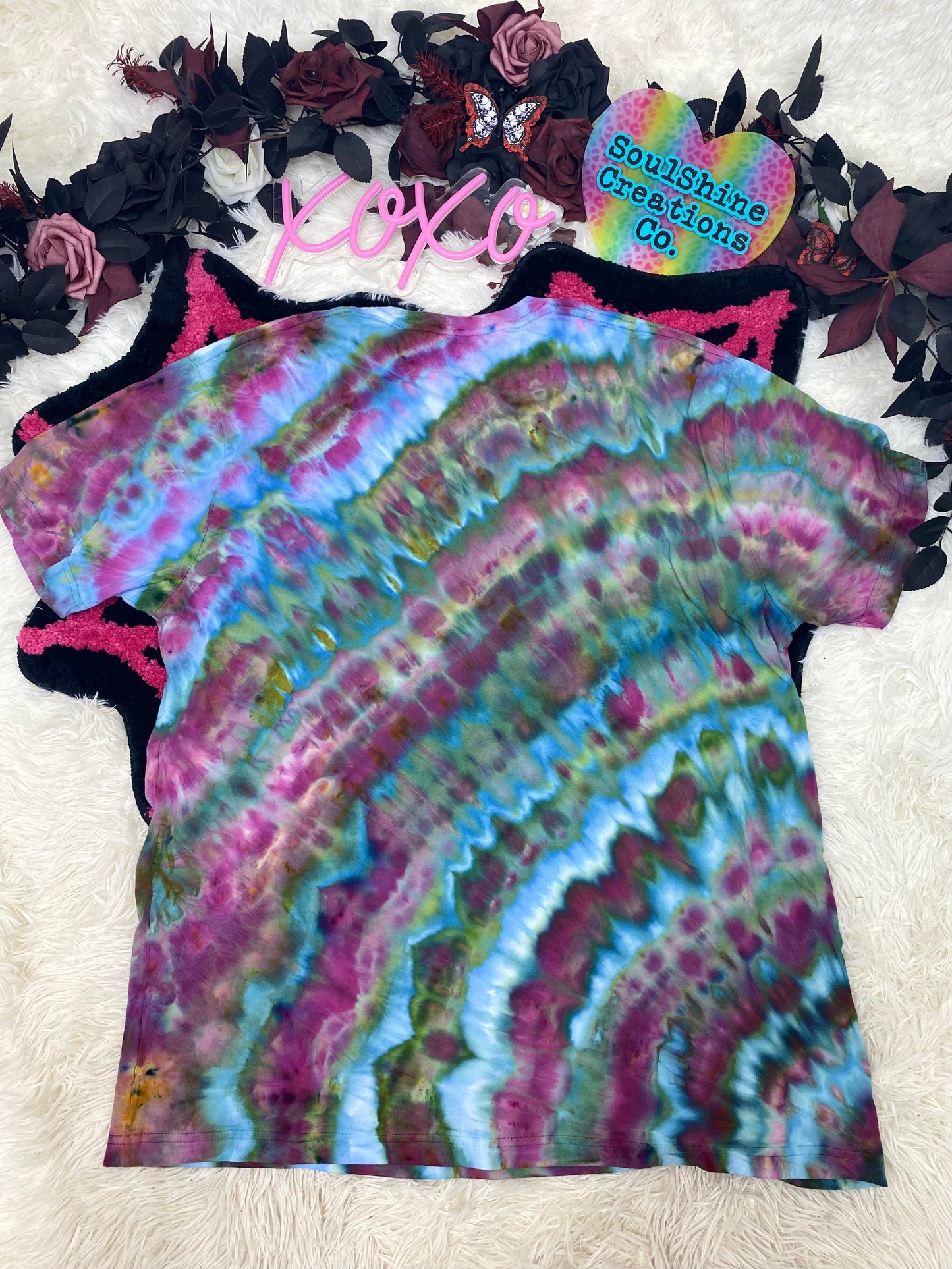 Jewel Geode Ripple Ice Tie Dye Shirt