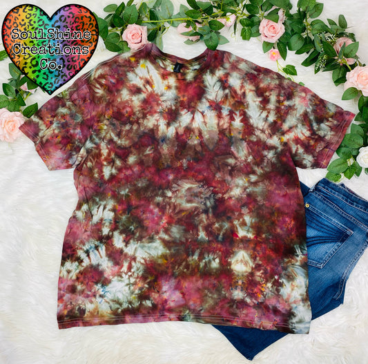 Agate Shatter Ice Dye Shirt Size 3X