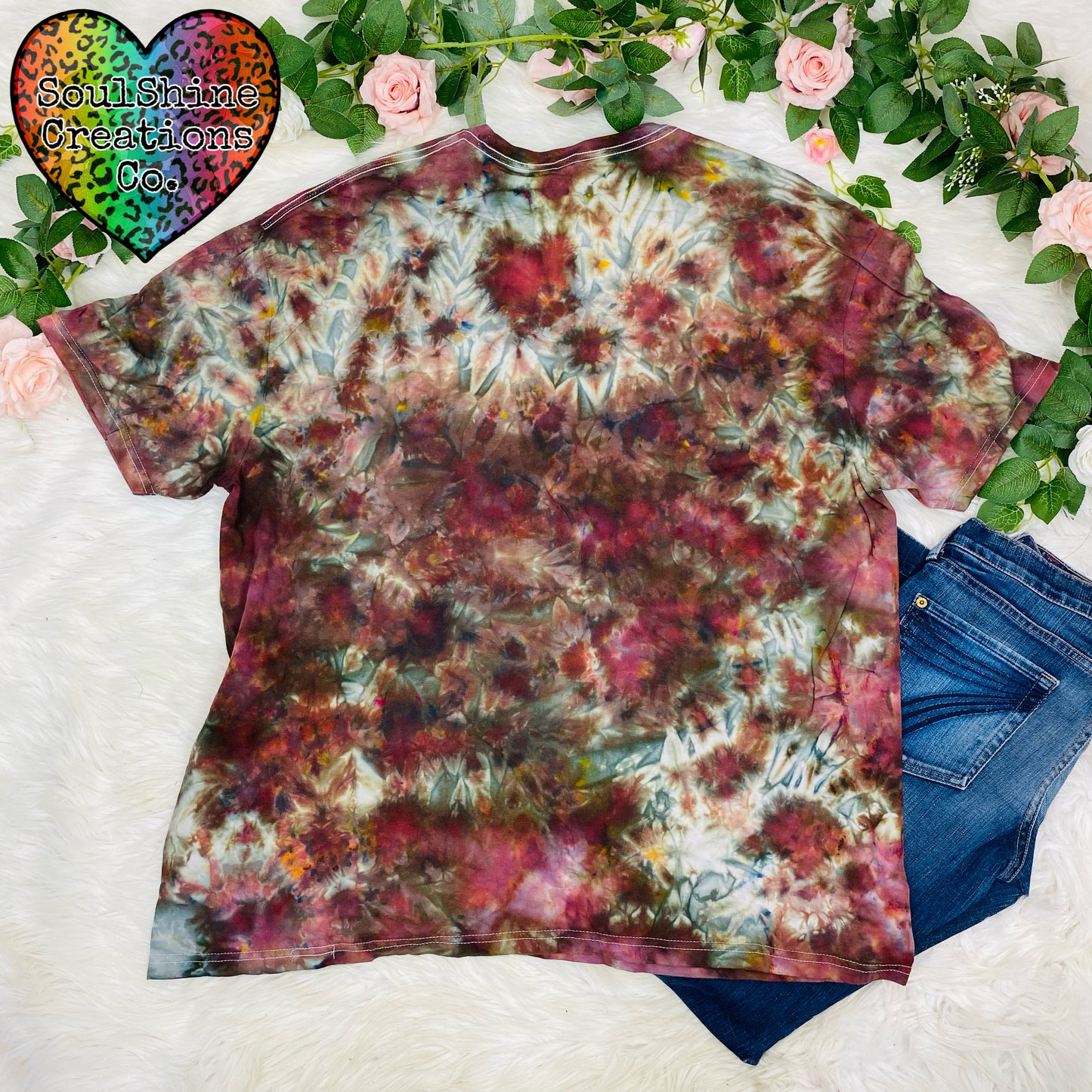 Agate Shatter Ice Dye Shirt Size 3X