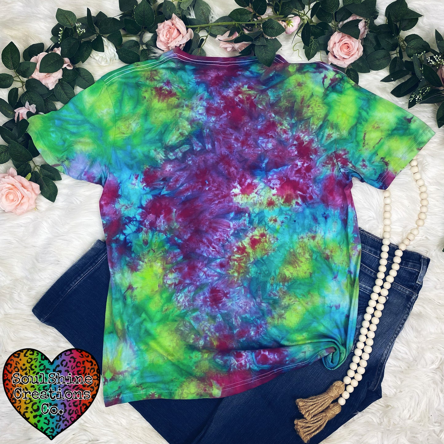 Aurora Borealis Ice Tie Dye Shirt