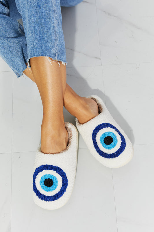 Third Eye Plush Slippers