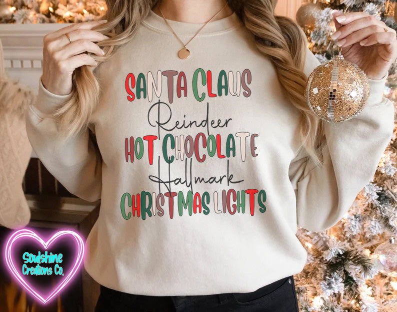 Christmas Favorites Sweater