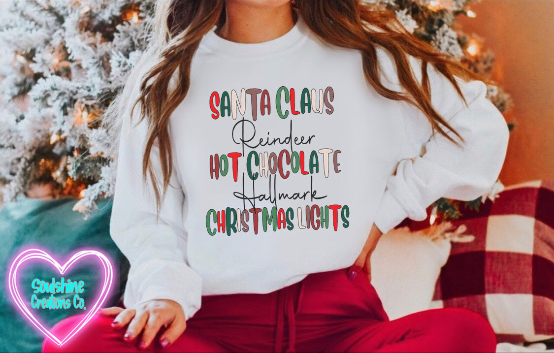 Christmas Favorites Sweater