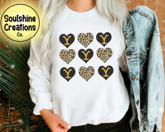 YS Candy Hearts Sweater