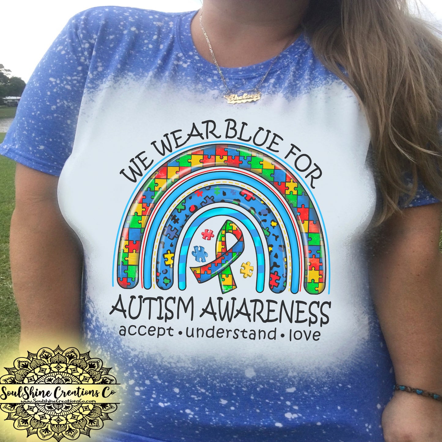 We Wear Blue for Autism Awareness Shirt