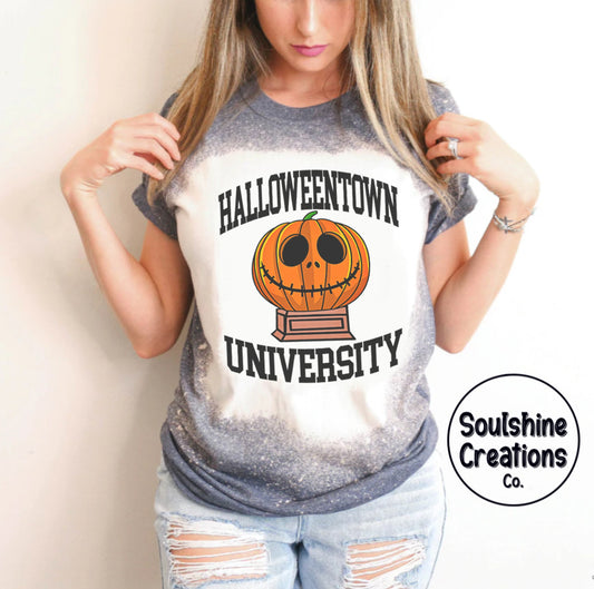 Halloweentown University Bleached Shirt