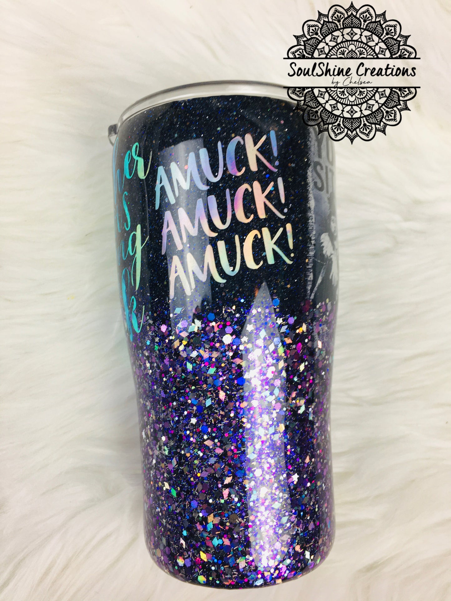 You can’t sit with us Hocus Pocus Glitter Tumbler Cup