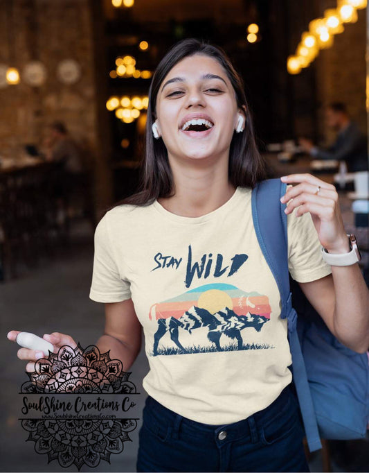 Stay Wild Buffalo Shirt