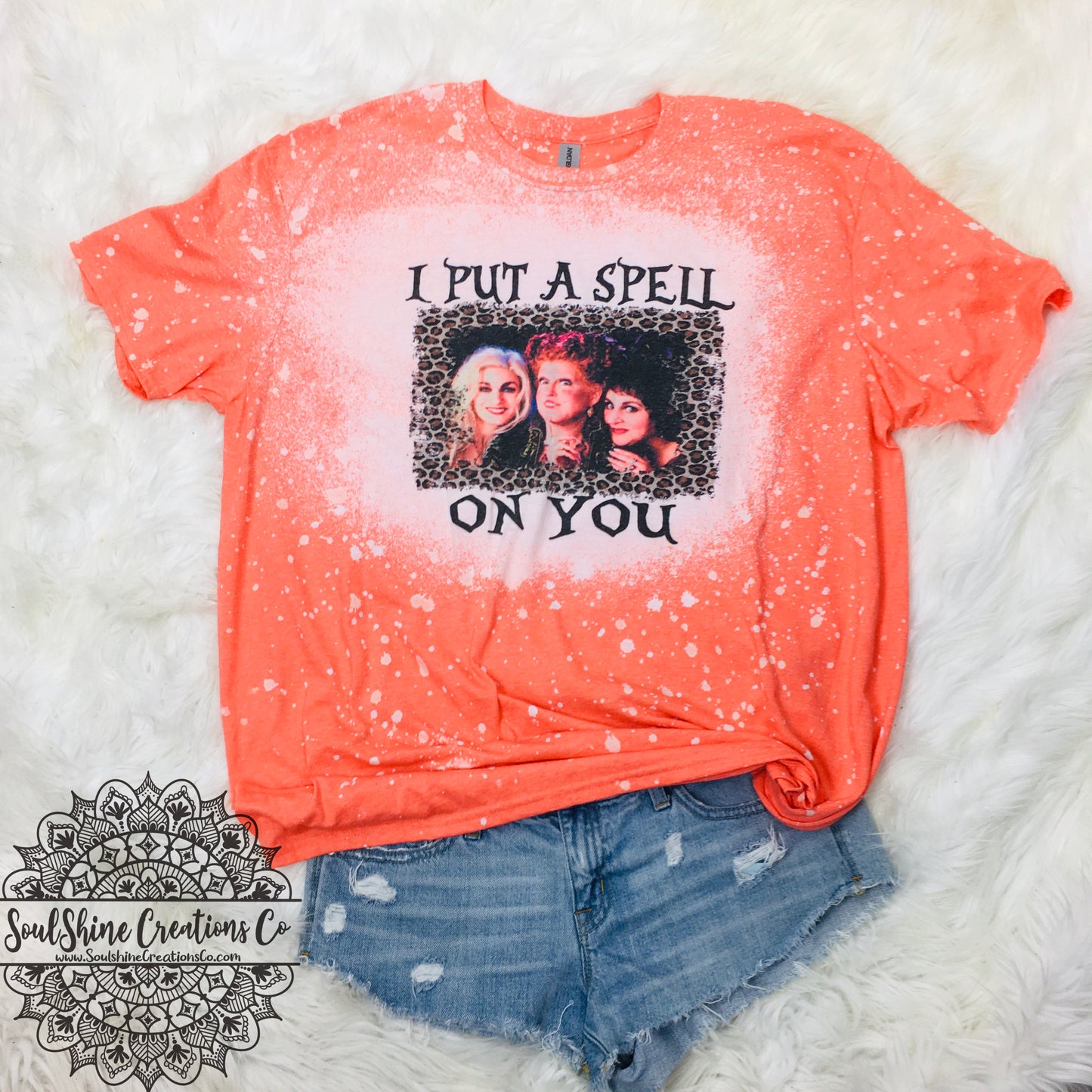 I put a Spell on You Bleached Shirt