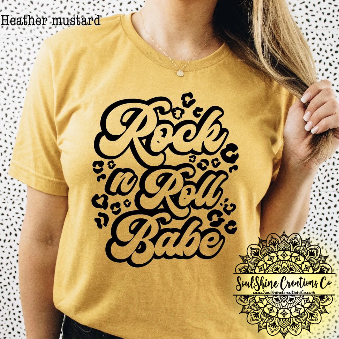 Rock n Roll Babe Leopard Print Shirt