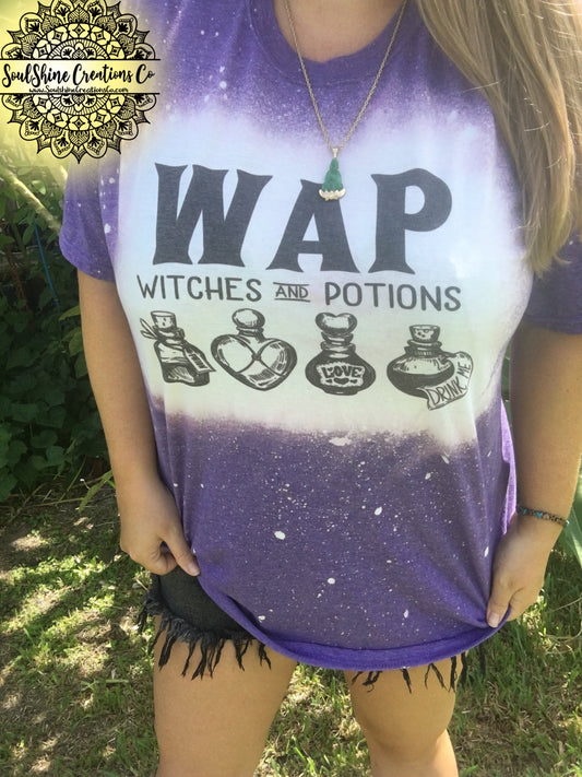 WAP Witches and Potions Bleached Shirt