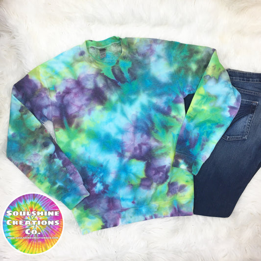 Mermaid Magic Ice Dye Sweater