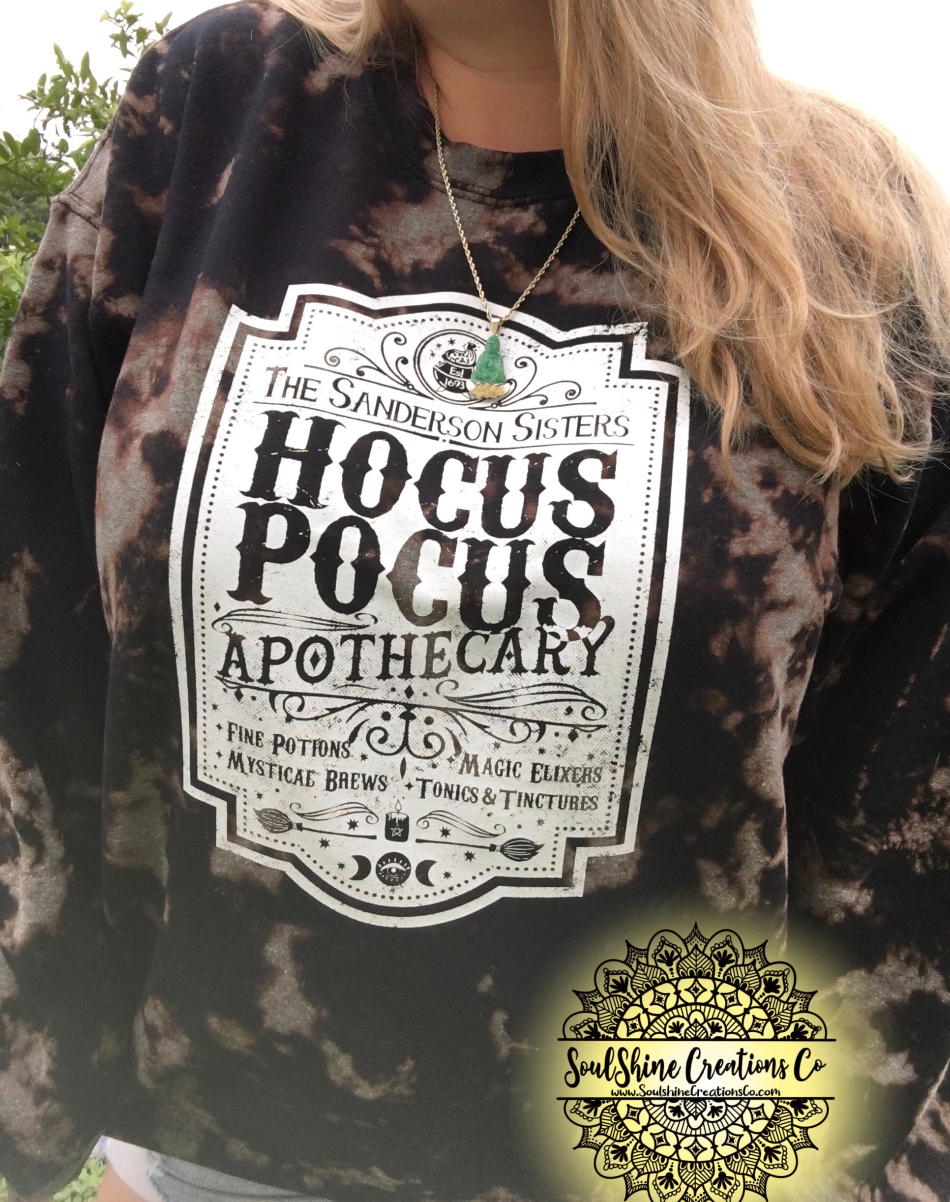 Soul Searchin tie dyed sweatshirt, sale Reverse tie dye hoodie, soul searchin sweatshirt, hocus pocus hoodie