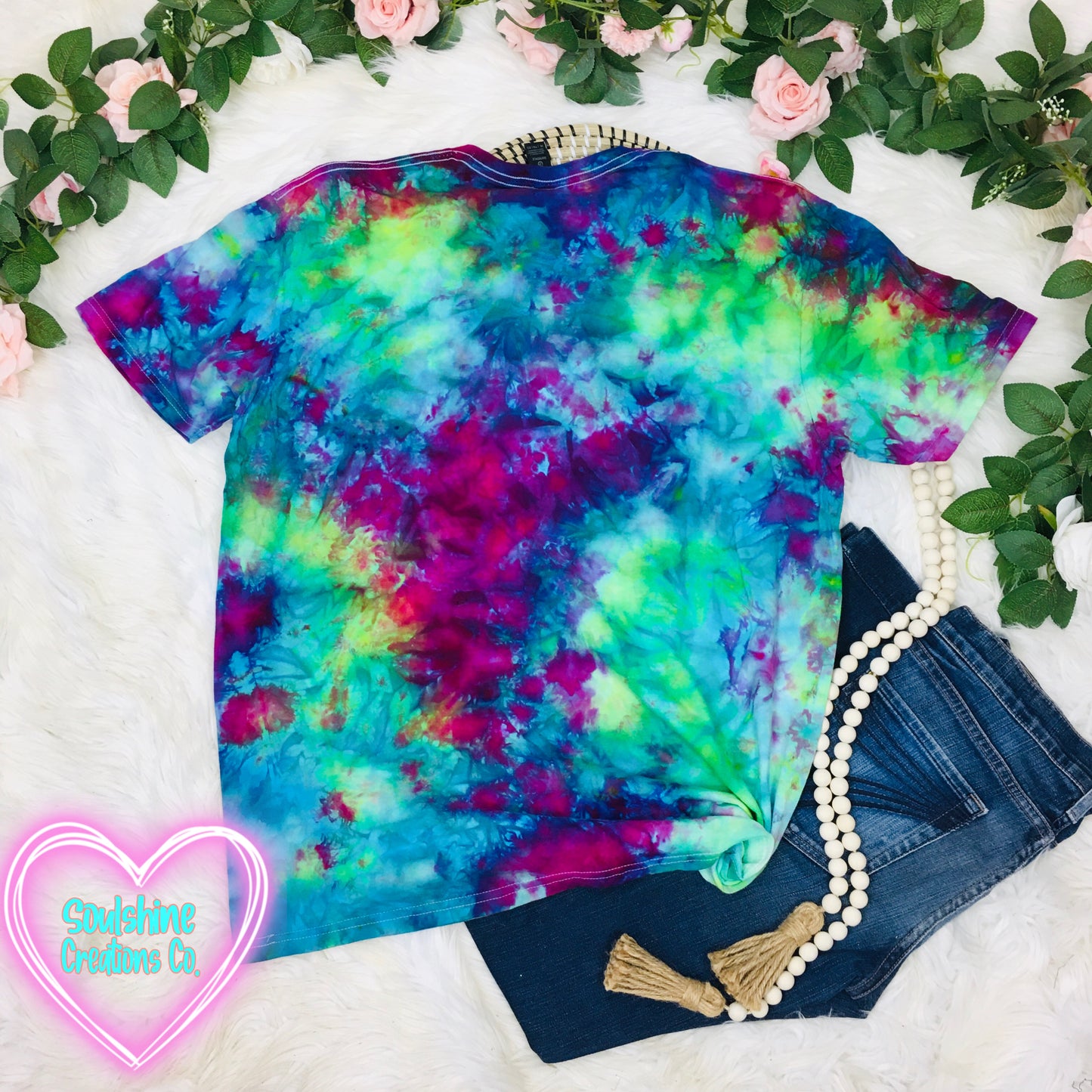 Aurora Borealis Ice Tie Dye Shirt