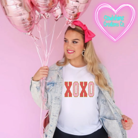 XOXO Faux Chenille Shirt