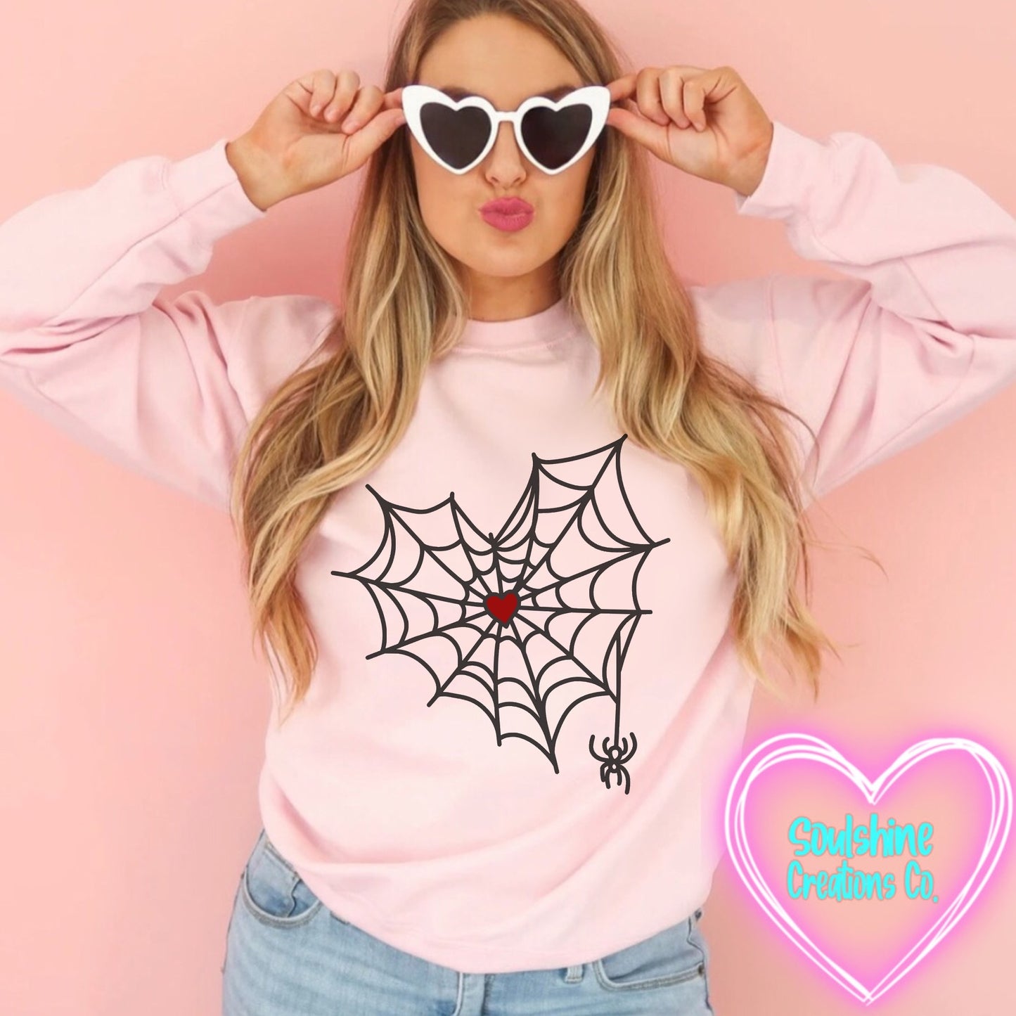 Spiderweb Heart Shirt