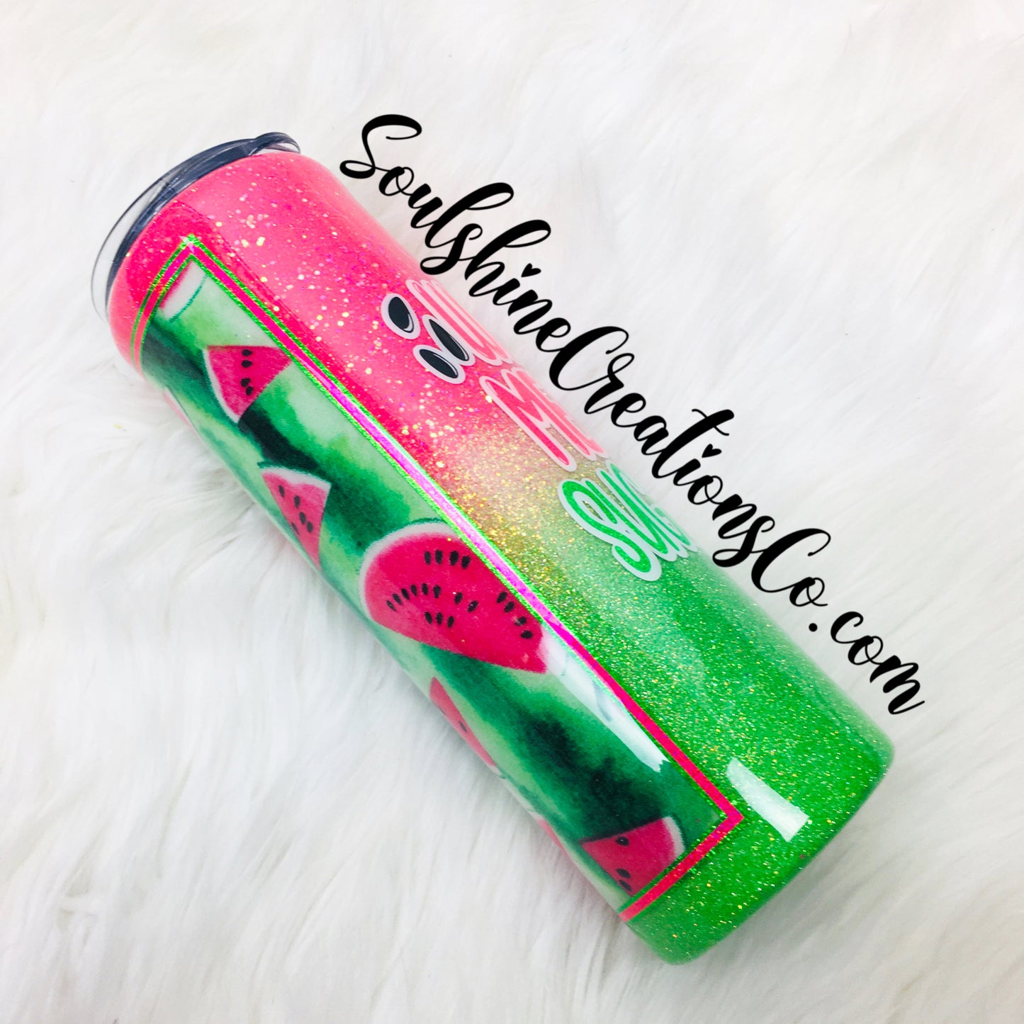 Watermelon Sugar High Glitter Tumbler