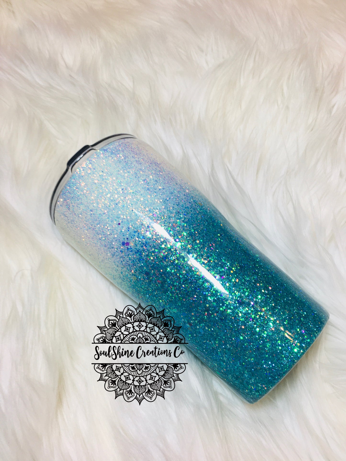 Unicorn Glitter Tumbler Cup