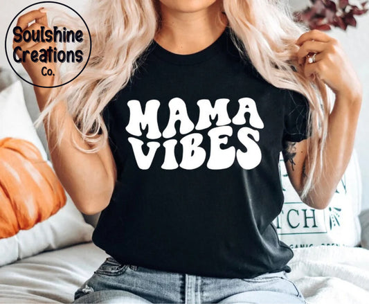 Mama Vibes Retro Shirt