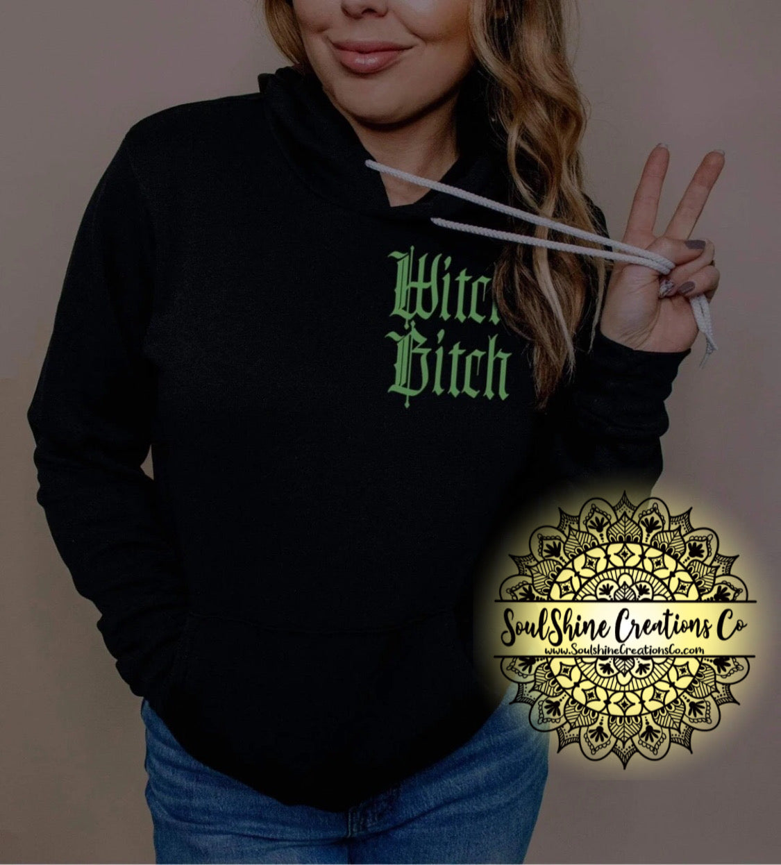 Witch Bitch Glow in the Dark Sweater