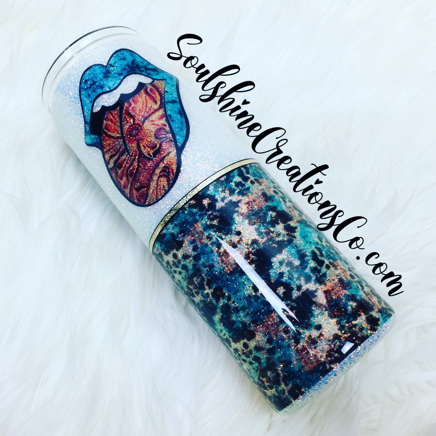 Boho Western Glitter Tumbler