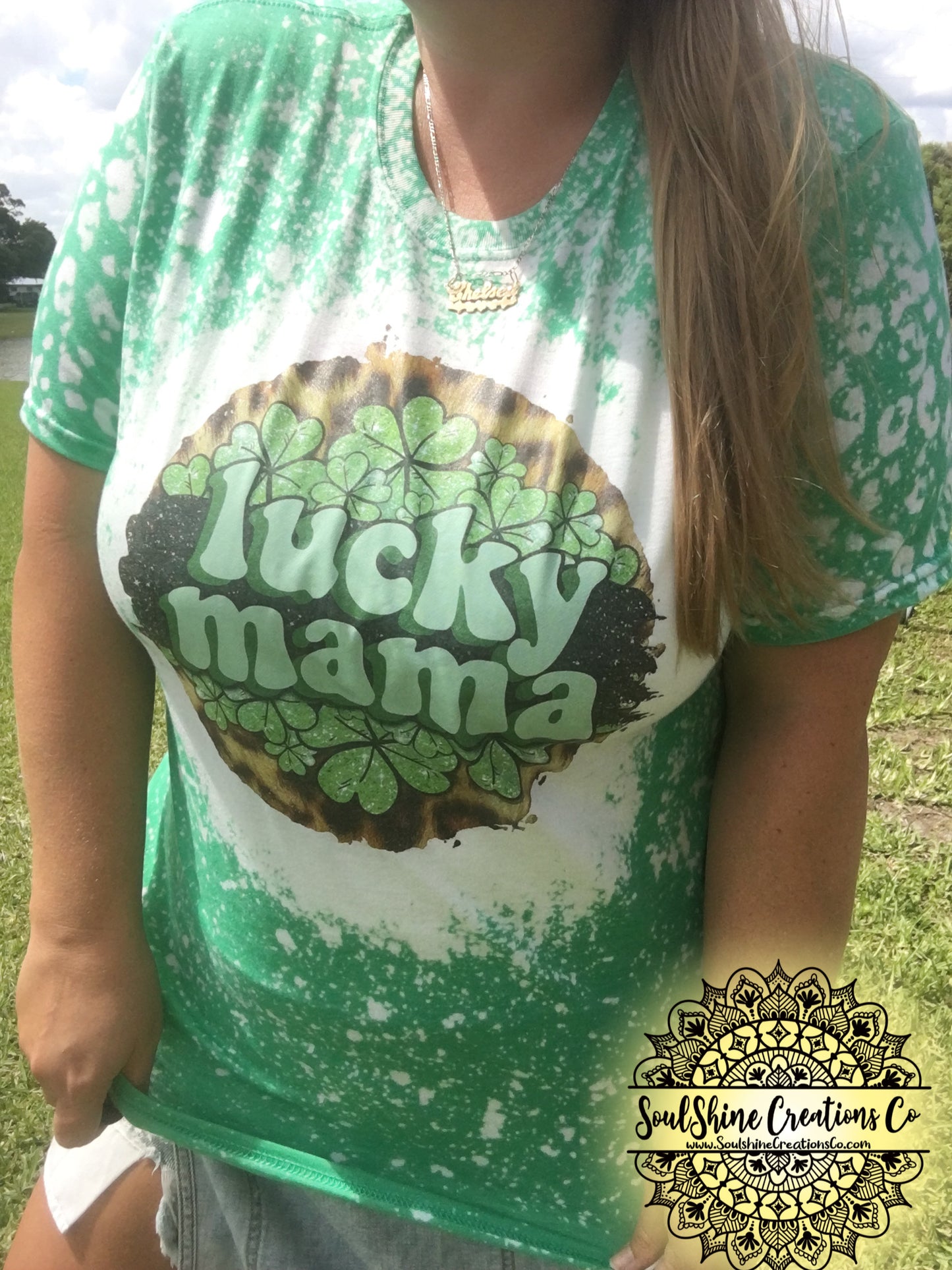 Lucky Mama Bleached Shirt