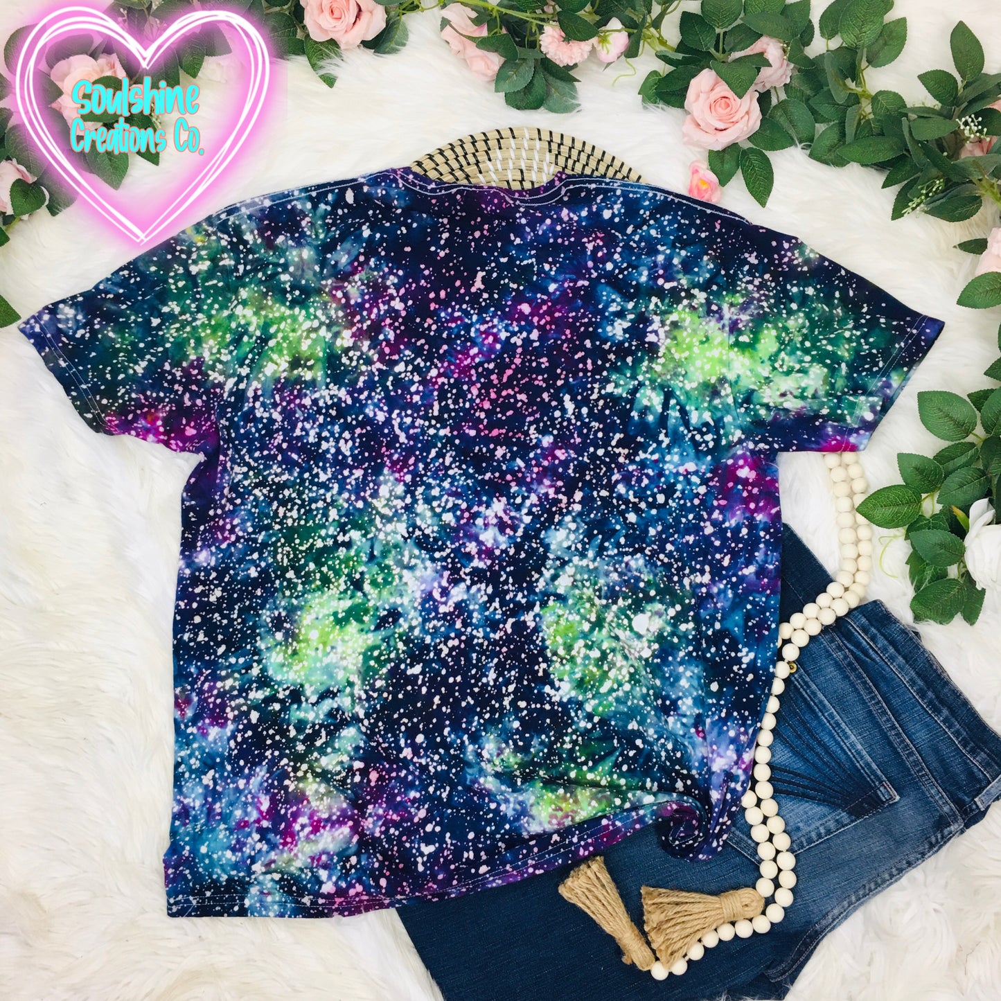 Star Series Aurora Galaxy Ice Tie Dye Shirt