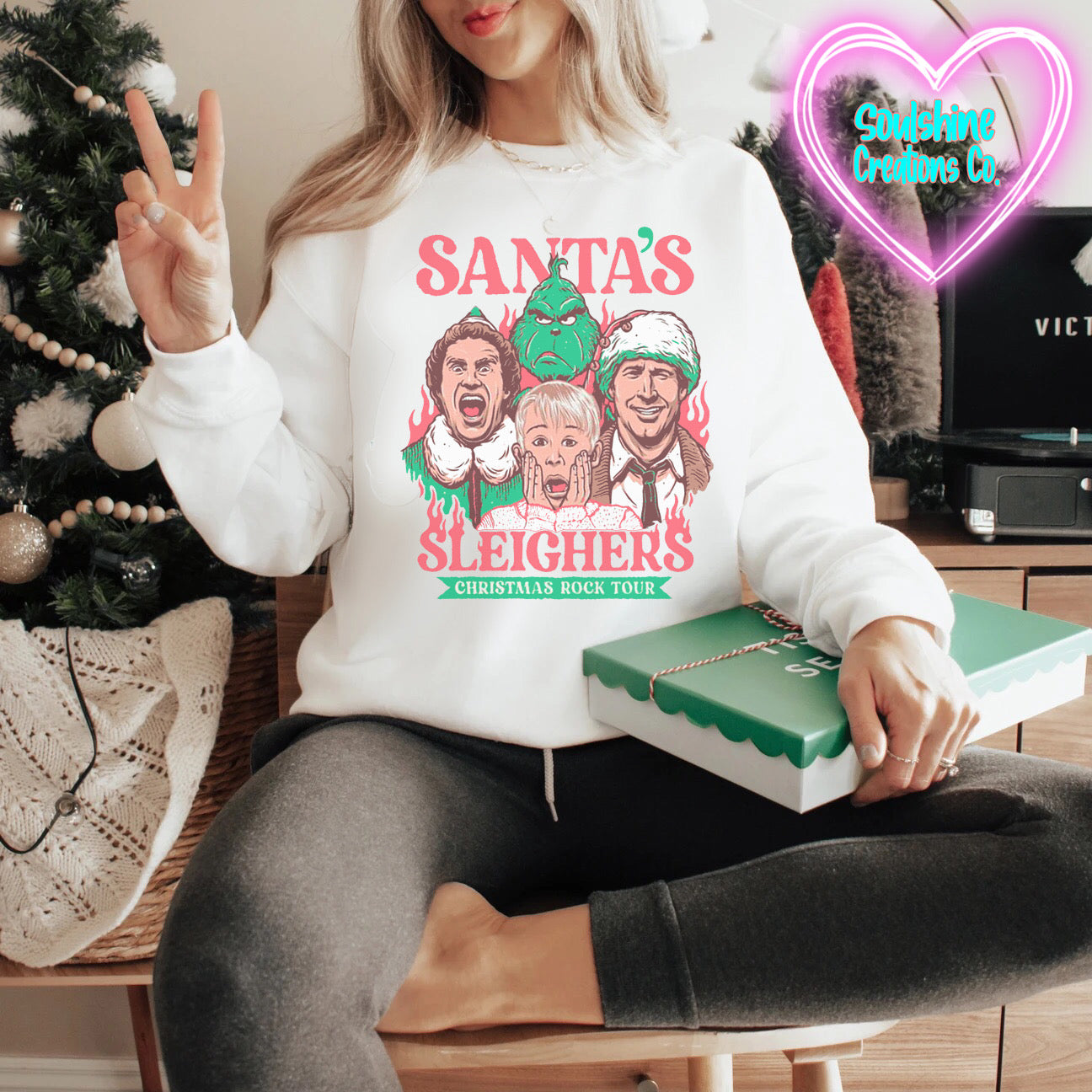 Santa’s Sleighers Christmas Sweater