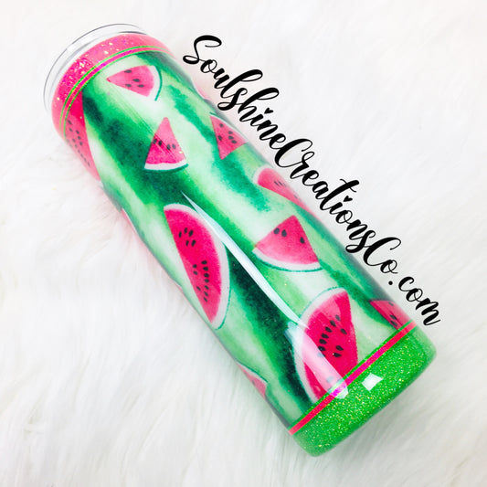 Watermelon Sugar High Glitter Tumbler