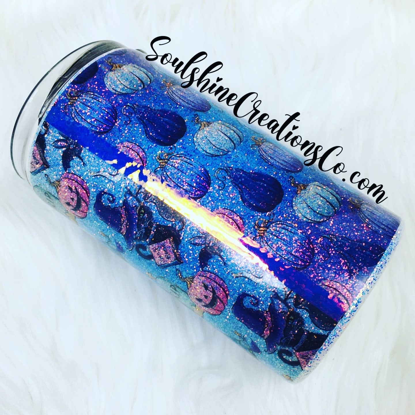 Spooky Glitter Tumbler