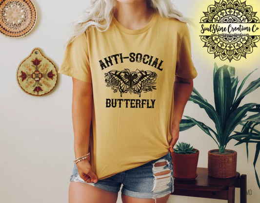 Anti Social Butterfly Shirt