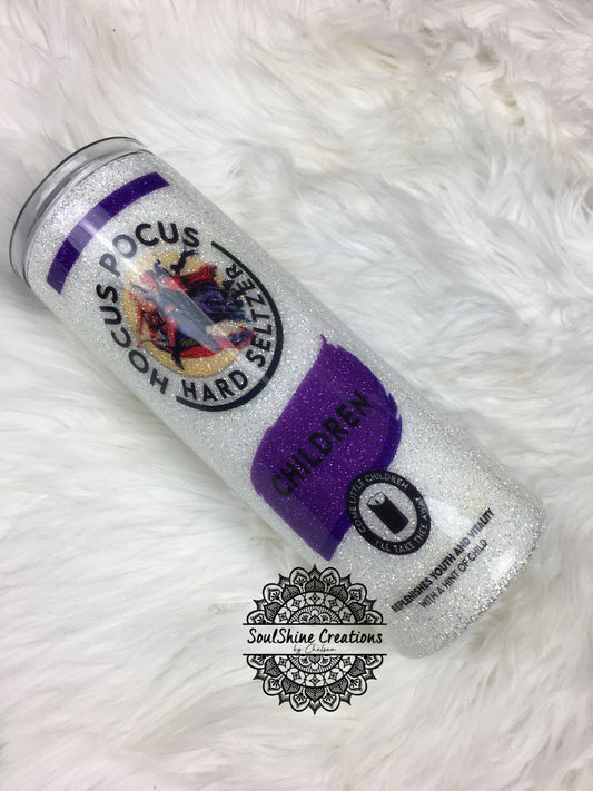 Hocus Pocus Glitter Tumbler Cup