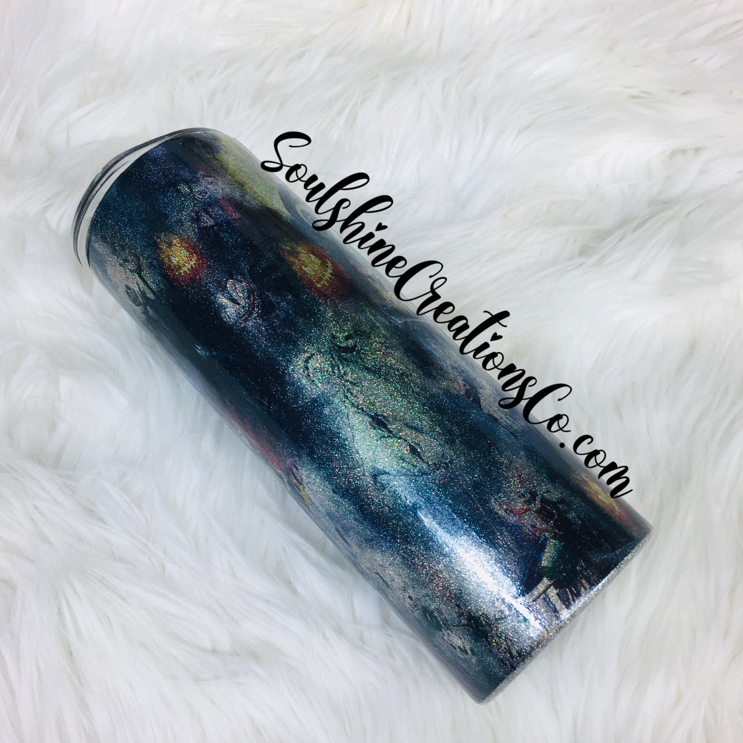 NM Halloween Glitter Tumbler